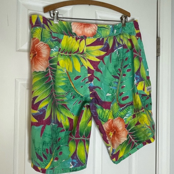 Ralph Lauren POLO Hawaiian Print Board Shorts - size 40 - Picture 2 of 4